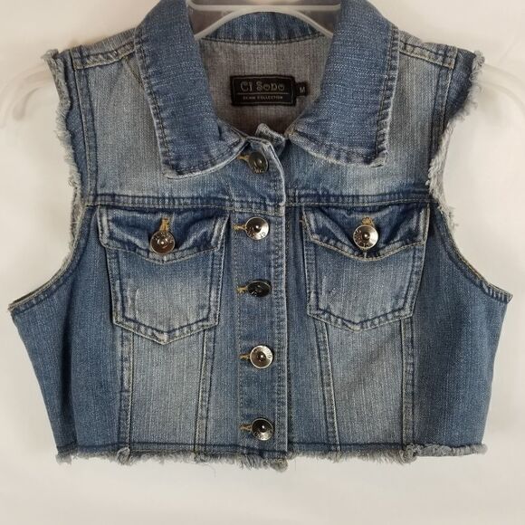 Little girl jean vest. Size M. Ci Sono Collection. - Picture 4 of 8